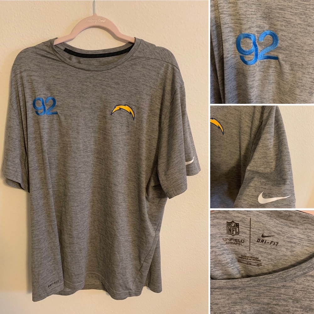 Los Angeles Chargers Nike NFL On-Field Player Practice Shirt